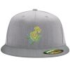 Flexfit 6210 Structured Flat Bill Fitted Hat Thumbnail