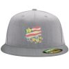 Flexfit 6210 Structured Flat Bill Fitted Hat Thumbnail