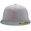 Flexfit 6210 Structured Flat Bill Fitted Hat Thumbnail