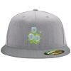 Flexfit 6210 Structured Flat Bill Fitted Hat Thumbnail