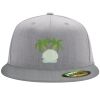 Flexfit 6210 Structured Flat Bill Fitted Hat Thumbnail