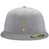 Flexfit 6210 Structured Flat Bill Fitted Hat Thumbnail