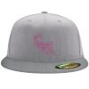 Flexfit 6210 Structured Flat Bill Fitted Hat Thumbnail