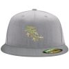 Flexfit 6210 Structured Flat Bill Fitted Hat Thumbnail