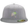 Flexfit 6210 Structured Flat Bill Fitted Hat Thumbnail
