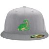 Flexfit 6210 Structured Flat Bill Fitted Hat Thumbnail