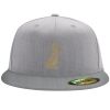 Flexfit 6210 Structured Flat Bill Fitted Hat Thumbnail