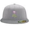 Flexfit 6210 Structured Flat Bill Fitted Hat Thumbnail