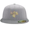 Flexfit 6210 Structured Flat Bill Fitted Hat Thumbnail