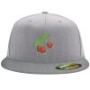Flexfit 6210 Structured Flat Bill Fitted Hat Thumbnail