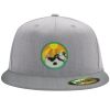 Flexfit 6210 Structured Flat Bill Fitted Hat Thumbnail
