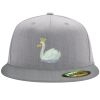 Flexfit 6210 Structured Flat Bill Fitted Hat Thumbnail
