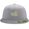 Flexfit 6210 Structured Flat Bill Fitted Hat Thumbnail