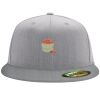 Flexfit 6210 Structured Flat Bill Fitted Hat Thumbnail