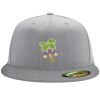Flexfit 6210 Structured Flat Bill Fitted Hat Thumbnail