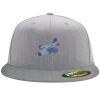 Flexfit 6210 Structured Flat Bill Fitted Hat Thumbnail