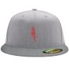 Flexfit 6210 Structured Flat Bill Fitted Hat Thumbnail