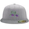 Flexfit 6210 Structured Flat Bill Fitted Hat Thumbnail