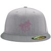 Flexfit 6210 Structured Flat Bill Fitted Hat Thumbnail