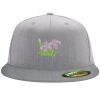 Flexfit 6210 Structured Flat Bill Fitted Hat Thumbnail