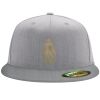 Flexfit 6210 Structured Flat Bill Fitted Hat Thumbnail