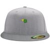 Flexfit 6210 Structured Flat Bill Fitted Hat Thumbnail