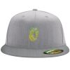 Flexfit 6210 Structured Flat Bill Fitted Hat Thumbnail