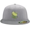 Flexfit 6210 Structured Flat Bill Fitted Hat Thumbnail