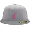 Flexfit 6210 Structured Flat Bill Fitted Hat Thumbnail