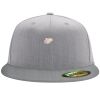 Flexfit 6210 Structured Flat Bill Fitted Hat Thumbnail