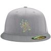 Flexfit 6210 Structured Flat Bill Fitted Hat Thumbnail