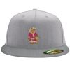 Flexfit 6210 Structured Flat Bill Fitted Hat Thumbnail