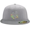 Flexfit 6210 Structured Flat Bill Fitted Hat Thumbnail