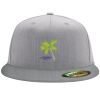 Flexfit 6210 Structured Flat Bill Fitted Hat Thumbnail