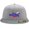 Flexfit 6210 Structured Flat Bill Fitted Hat Thumbnail