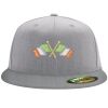 Flexfit 6210 Structured Flat Bill Fitted Hat Thumbnail