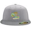 Flexfit 6210 Structured Flat Bill Fitted Hat Thumbnail