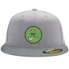Flexfit 6210 Structured Flat Bill Fitted Hat Thumbnail