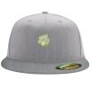 Flexfit 6210 Structured Flat Bill Fitted Hat Thumbnail