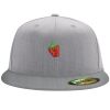 Flexfit 6210 Structured Flat Bill Fitted Hat Thumbnail