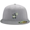 Flexfit 6210 Structured Flat Bill Fitted Hat Thumbnail