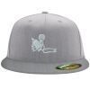 Flexfit 6210 Structured Flat Bill Fitted Hat Thumbnail