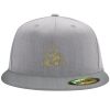 Flexfit 6210 Structured Flat Bill Fitted Hat Thumbnail