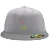 Flexfit 6210 Structured Flat Bill Fitted Hat Thumbnail