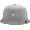 Flexfit 6210 Structured Flat Bill Fitted Hat Thumbnail