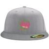 Flexfit 6210 Structured Flat Bill Fitted Hat Thumbnail