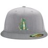Flexfit 6210 Structured Flat Bill Fitted Hat Thumbnail