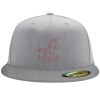 Flexfit 6210 Structured Flat Bill Fitted Hat Thumbnail