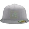 Flexfit 6210 Structured Flat Bill Fitted Hat Thumbnail