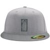 Flexfit 6210 Structured Flat Bill Fitted Hat Thumbnail